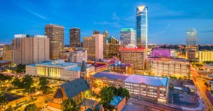 Oklahoma City Skyline at Night